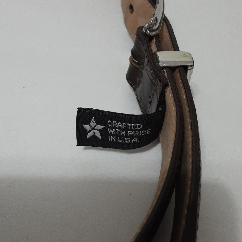 Brighton Women's‎ Leather Textures Detail Belt